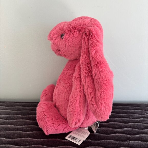 RARE Jellycat Medium Bashful Cerise Bunny BNWT - Picture 4 of 6